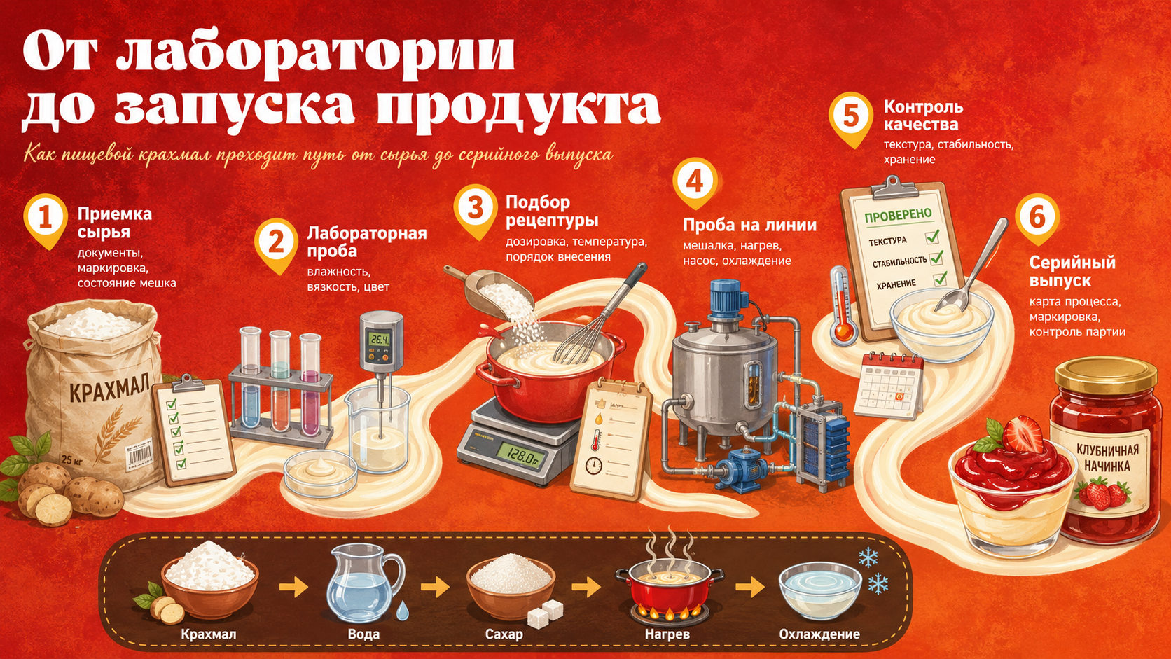 Почему крахмал нужно проверять на конкретном производстве
